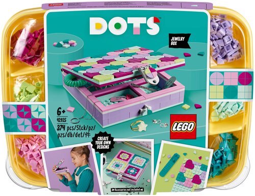 Конструктор LEGO DOTS 41915 Шкатулка для драгоценностей, 374 дет.