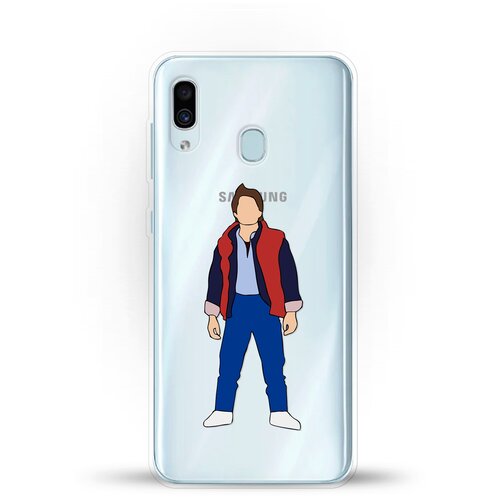 фото Силиконовый чехол марти на samsung galaxy a30s andy & paul