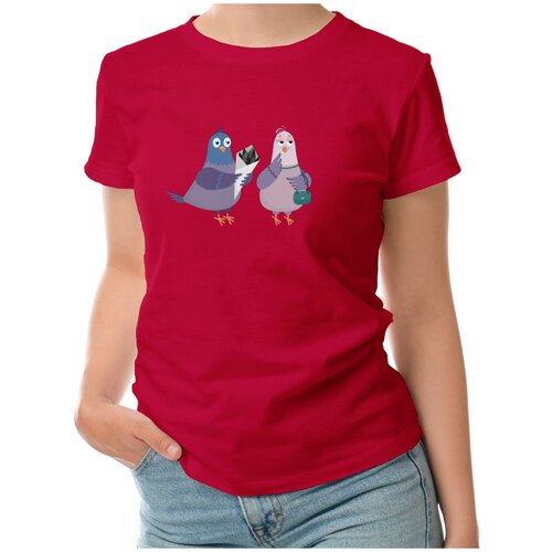 фото Футболка roly, размер l, красный