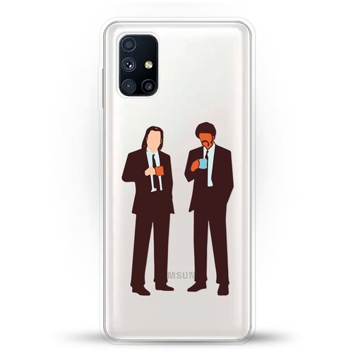фото Силиконовый чехол винсент и джулс на samsung galaxy m51 andy & paul
