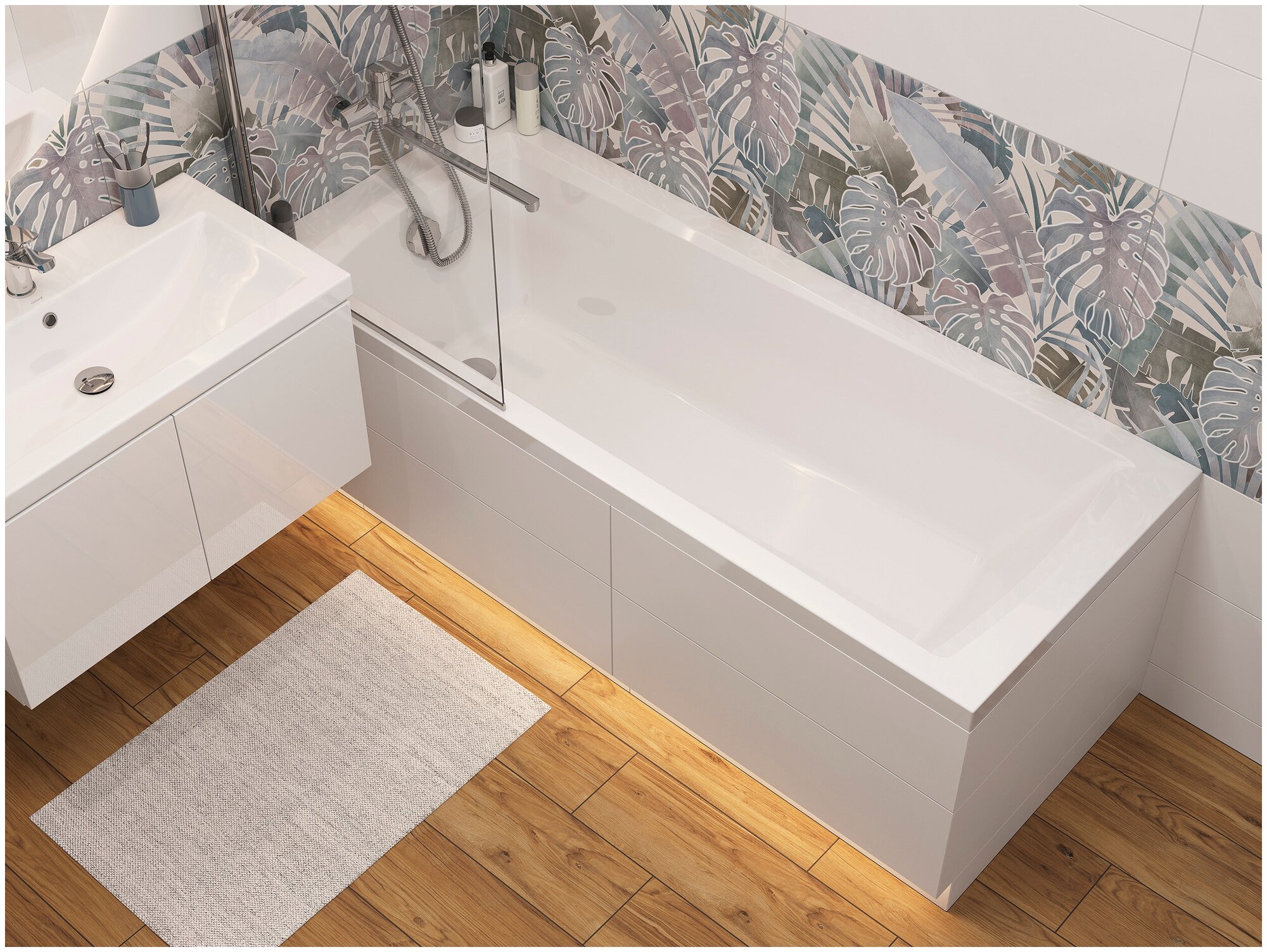 Ванна акриловая NATURE 150*70 без ножек