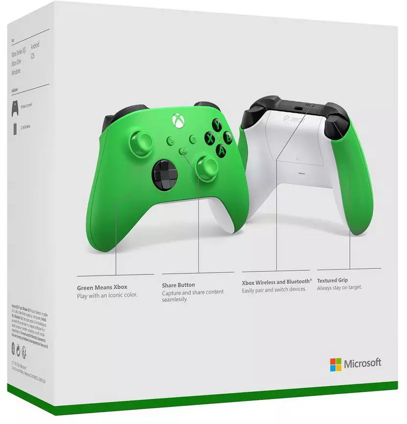 Комплект Microsoft Xbox Series, velocity green