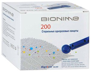 BIONIME ланцеты для глюкометра Rightest GL300