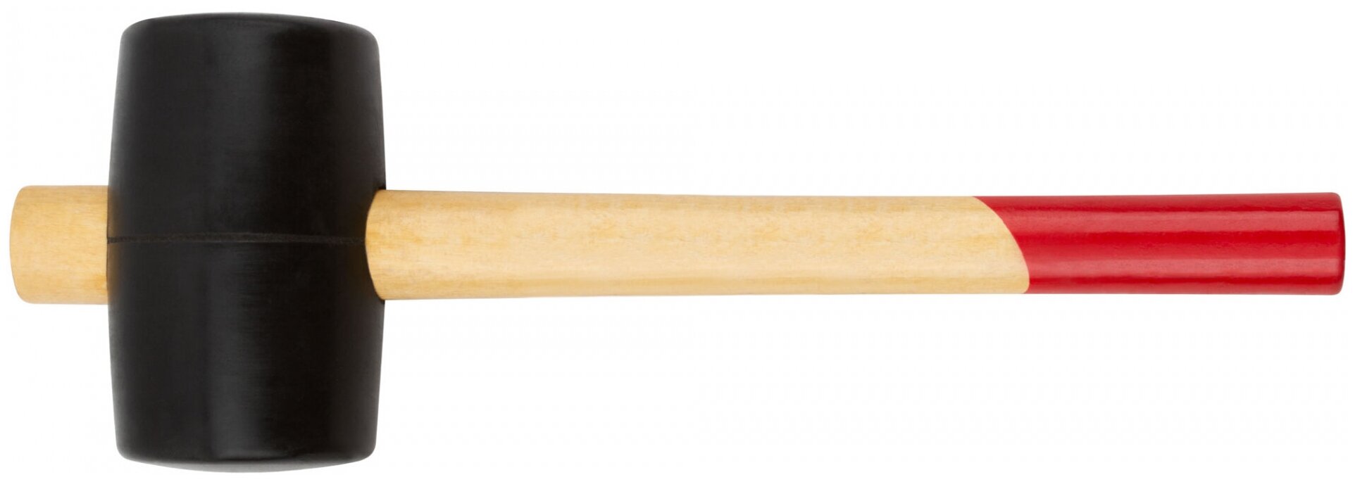 Киянка резиновая, деревянная ручка 55 мм ( 400 гр ) (45355)