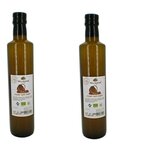 Уксус яблочный 5% домашний не фильтрованный био Vila Natura organic 2 бутылки по 500 миллилитров - изображение