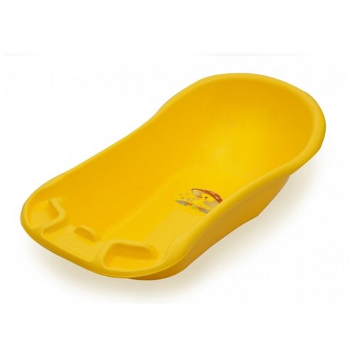 Ванночка Dunya Plastik Big Favourite, желтый, 55 л, 50.5х26х100 см