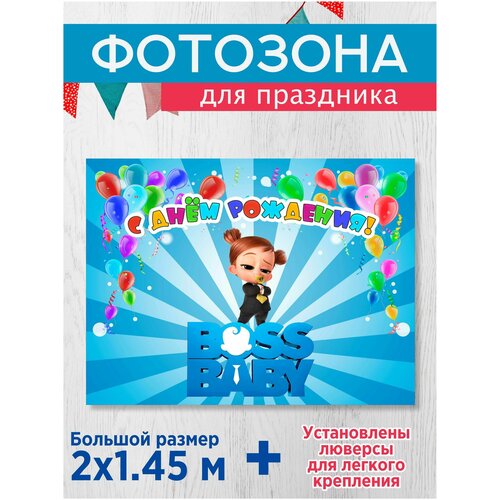 Баннер праздничный для фотозоны День Рождение