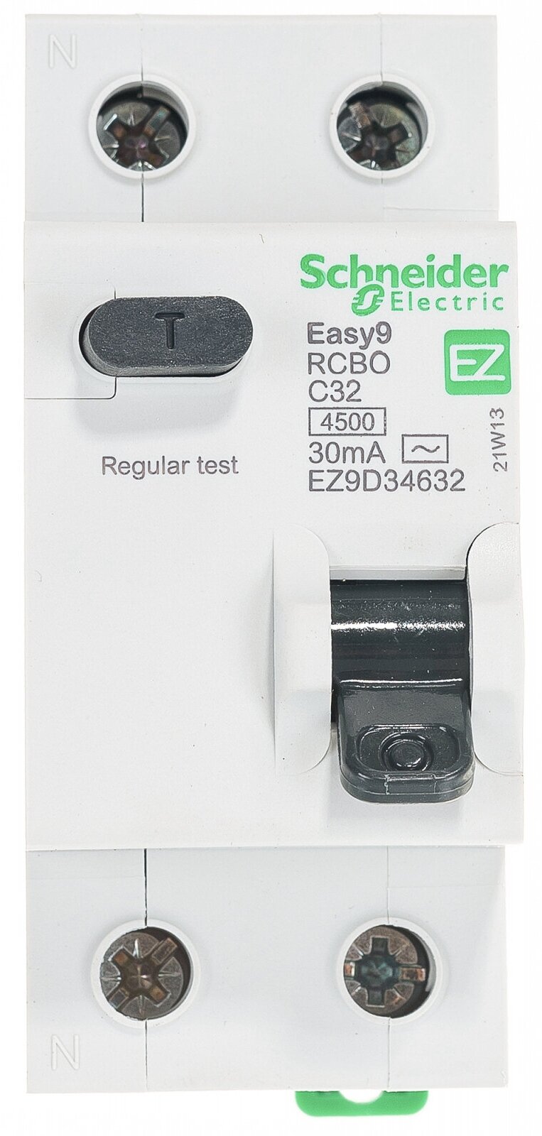 Дифф. автомат 32А 30мА 4,5кА C АС 1P+N Easy9 Schneider Electric