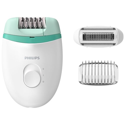 Эпилятор Philips BRE245 Satinelle Essential, White/Green