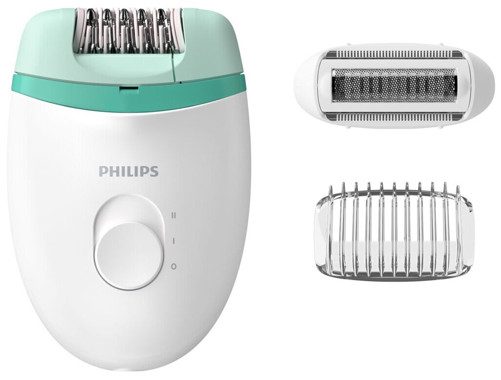 Эпилятор Philips Satinelle BRE245, с бритвенной головкой и насадкой-гребнем