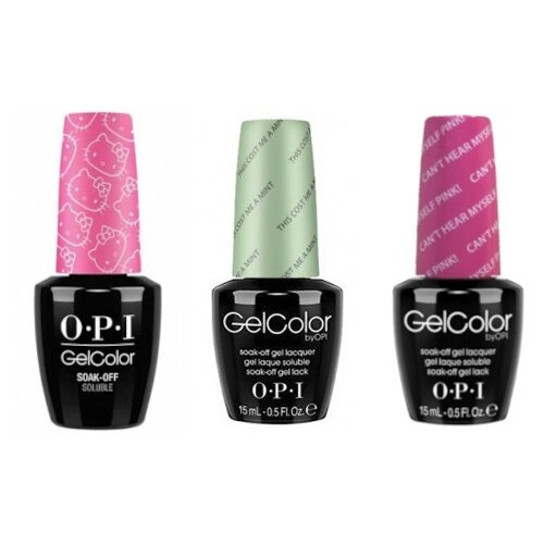 OPI Набор для маникюра Gel color, 15 мл opi гель лак gelcolor iconic 15 мл a rose at dawn broke by noon