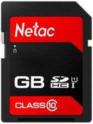 Карта памяти Netac P600 Standard SDHC 8 GB, чтение: 80 MB/s