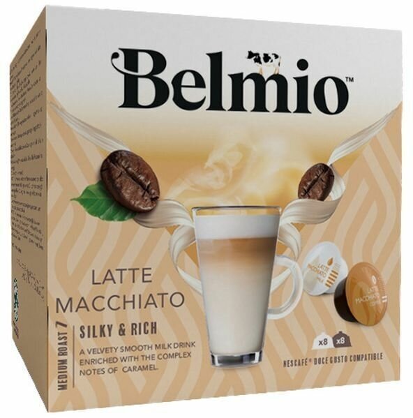 Кофе в капсулах Belmio Latte Macchiato 4 упаковки 64 капсулы - фотография № 4