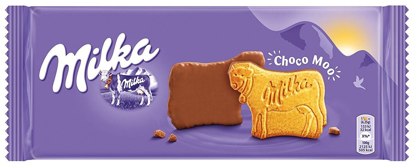 Печенье Milka Choco Moo / Милка Чоко Му 120 г. (Германия) - фотография № 1