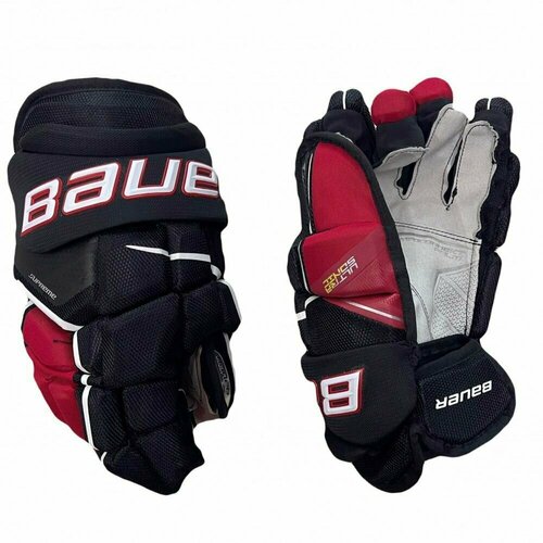 фото Перчатки игрока муж. bauer supreme ultrasonic sr bk/rd (13)