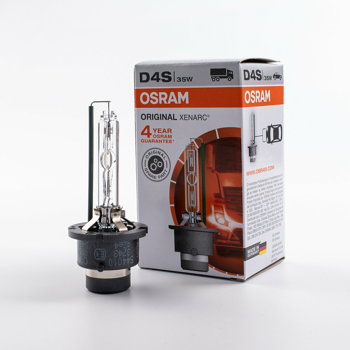 Ксеноновая лампа автомобильная OSRAM D4S 66440 Xenarc Original ближний дальний свет автолампа ксенон 4300K Осрам