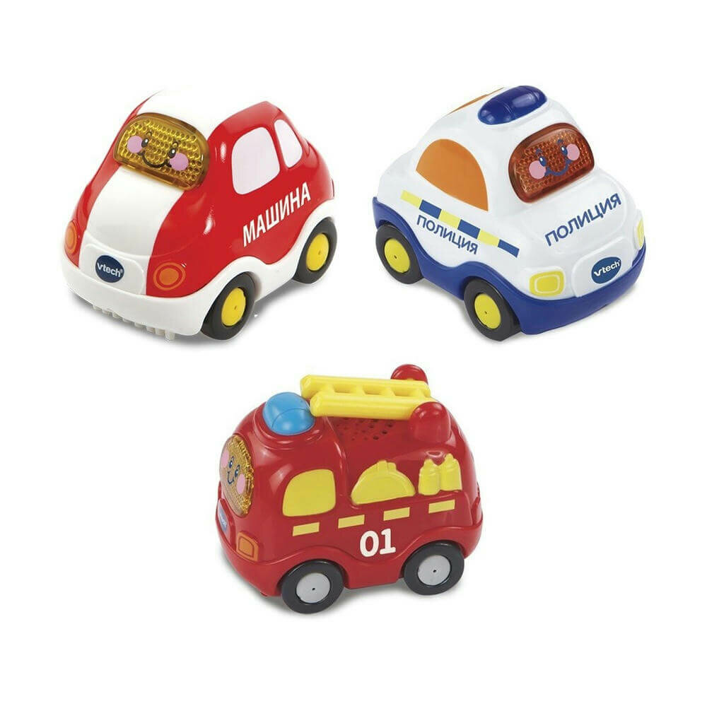 Игровой набор 3в1 VTech Бип-Бип Toot-Toot Drivers, арт. 80-205866