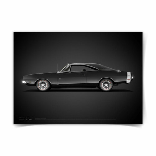 Dodge Charger R/T Black Side 5070  /   