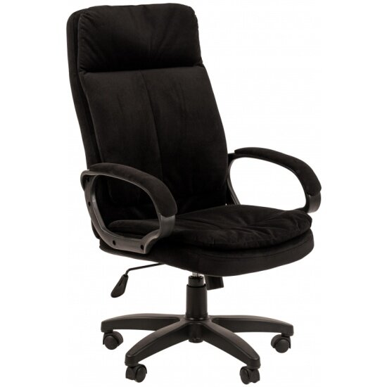 Кресло руководителя EASY CHAIR VT_EChair-691 TС ткань черный пластик