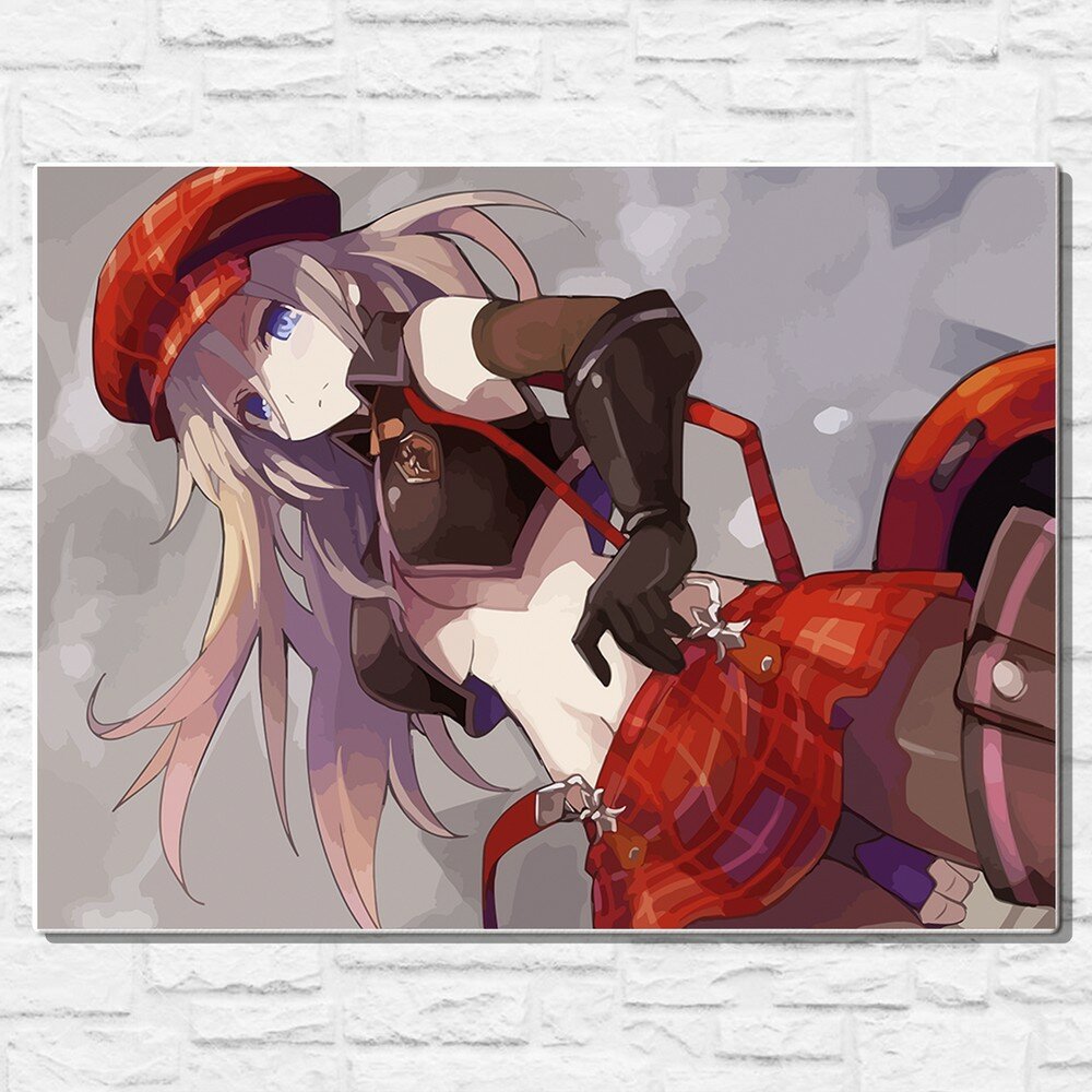 Картина по номерам на холсте аниме God Eater (Пожиратель богов, Алиса Ильинична) - 15069 Г 60x80