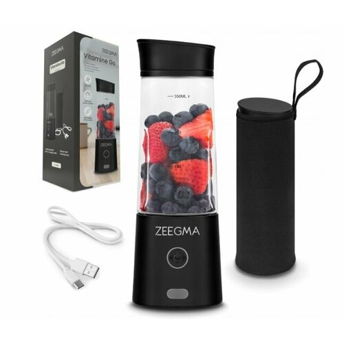 Портативный блендер Zeegma Vitamine Go USB 300 Вт, черный