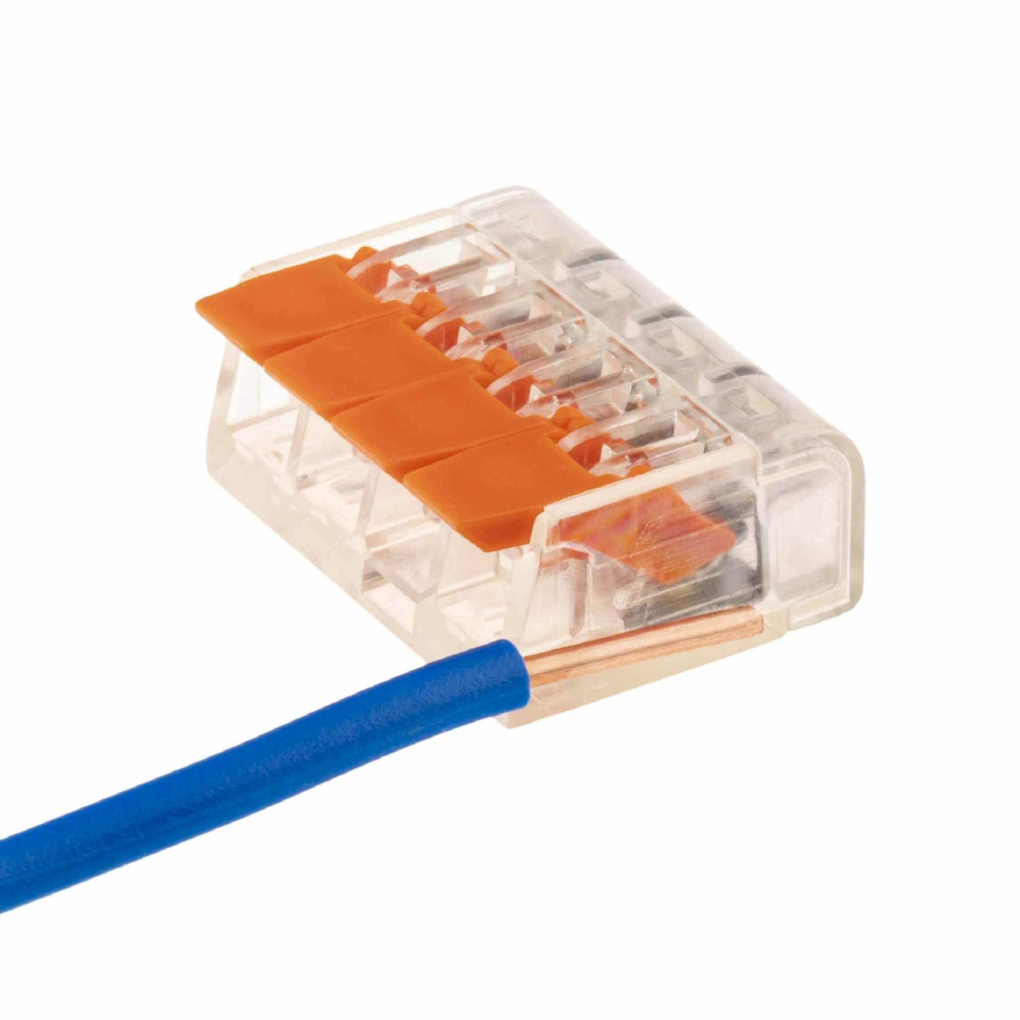 клеммы соединительные DUWI 2,5х4 5шт прозрачный - фото №5