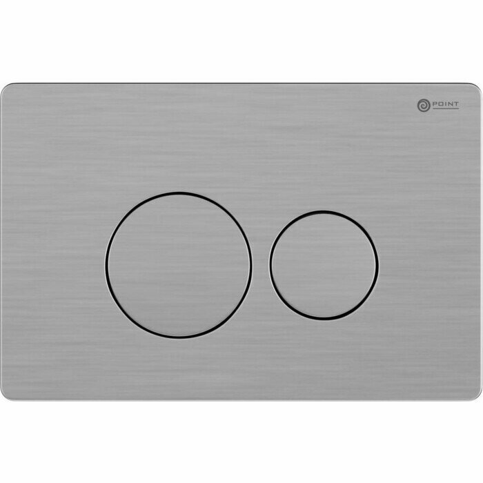фото Кнопка смыва Point Виктория сталь брашированная (PN44061SB)