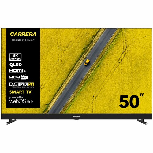 Телевизор с саундбаром QLED 4K 50 Carrera №504