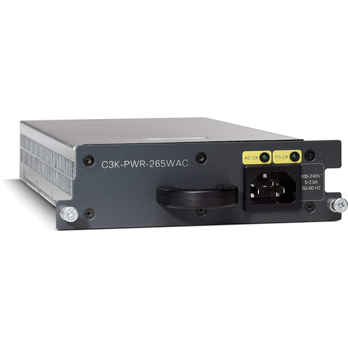 Блок питания Cisco C3K-PWR-265WAC 265W для Catalyst 3560-E 3750-E маршрутизаторы и коммутаторы cisco c3k pwr 750wac