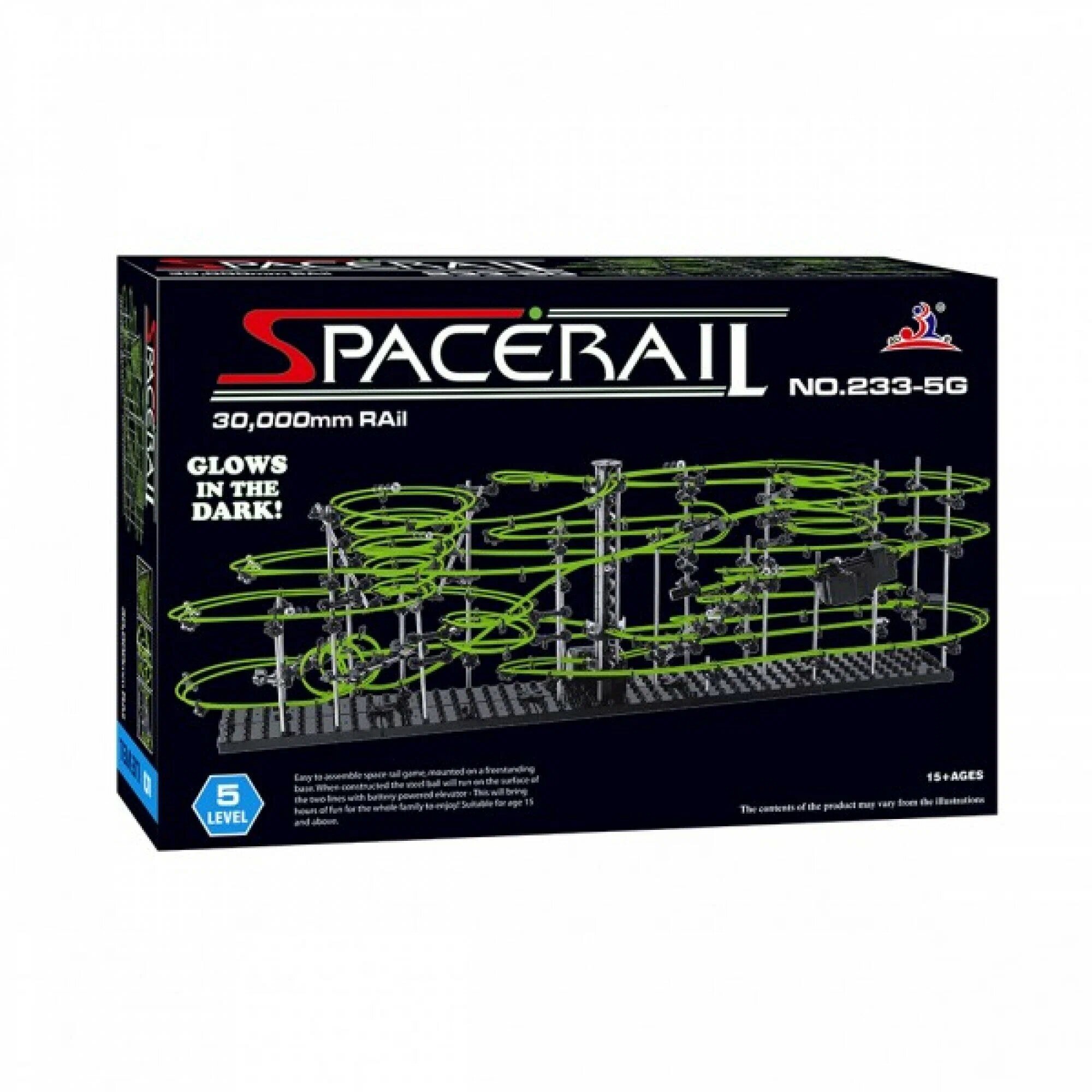 Конструкторы SpaceRail SpaceRail Динамический конструктор Космические горки, новая серия, светящиеся рельсы, уровень 5 - 233-5G
