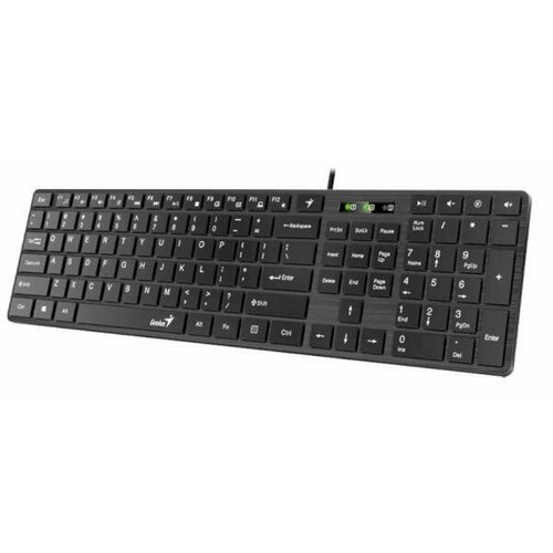 Клавиатура проводная Genius SlimStar 126 черный 123000₽