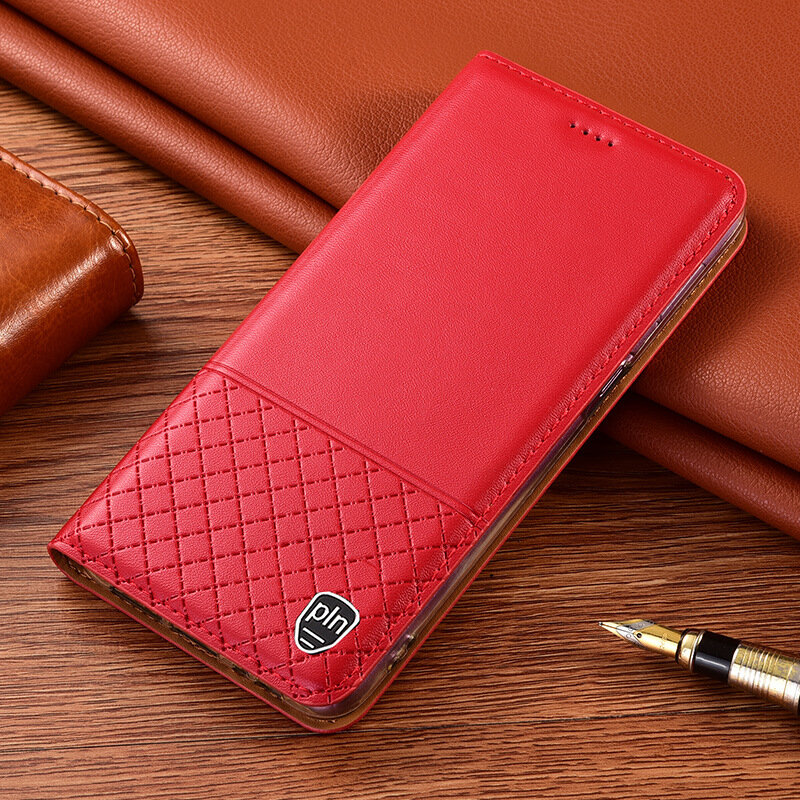 Чехол Smart leather, натуральная кожа, для ZTE Blade V41/A3 2020