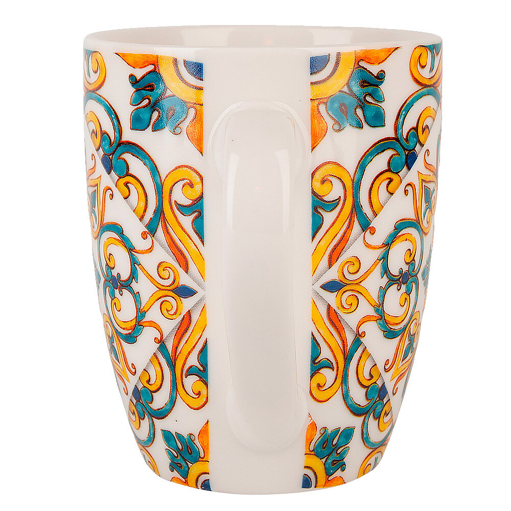 Набор кружек 2 шт "Сицилия", 12х8х10 см, объем 360 мл, фарфор, Nouvelle — фото 1