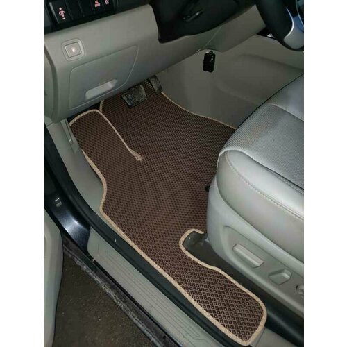 Kia Carnival III 9мест 2014 - 2021 коврики EVA Smart Комплект в салон 11676₽