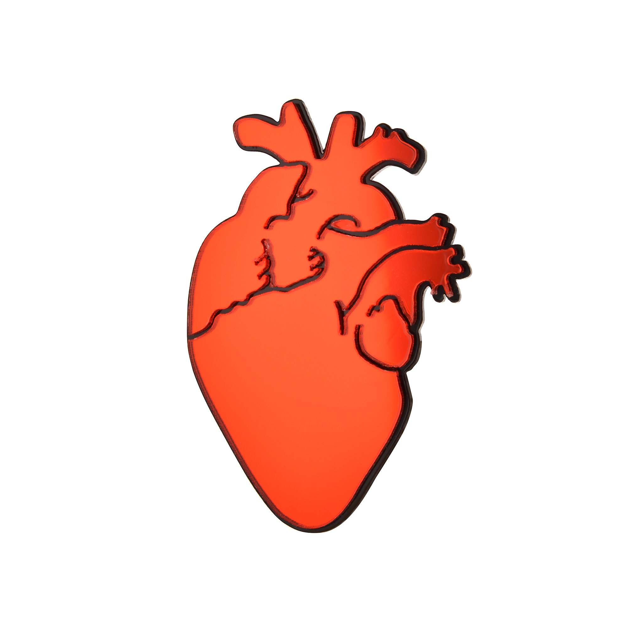 Брошь MONOLAMA, красный — фото 1