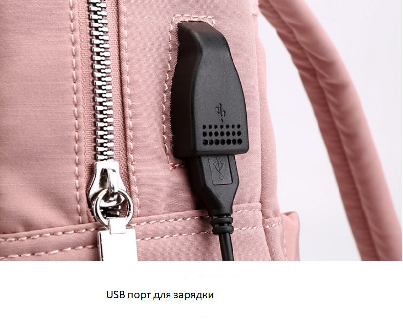 Детские Рюкзаки Xiaomi Рюкзак MyPads M-003 из нейлоновой непромокаемой ткани, для ноутбука Dell Asus Acer Lenovo HP Xiaomi диагональю 11 / 11.6/ 12/ 13.3/ 14 дюймов с USB портом. Женский детский компактный легкий для школы для студентов красивый удобен в путешествиях. (красный)