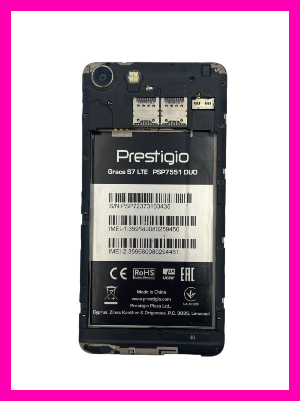 Смартфон Prestigio Grace S7 DUO Black - фото №6