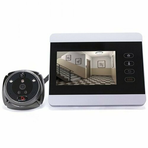 Беспроводной видеоглазок для двери с Wi-Fi и GSM i5 17485₽