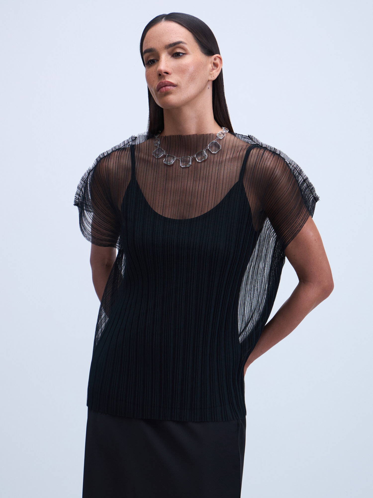 Блуза Zarina размер S (RU 44) черный