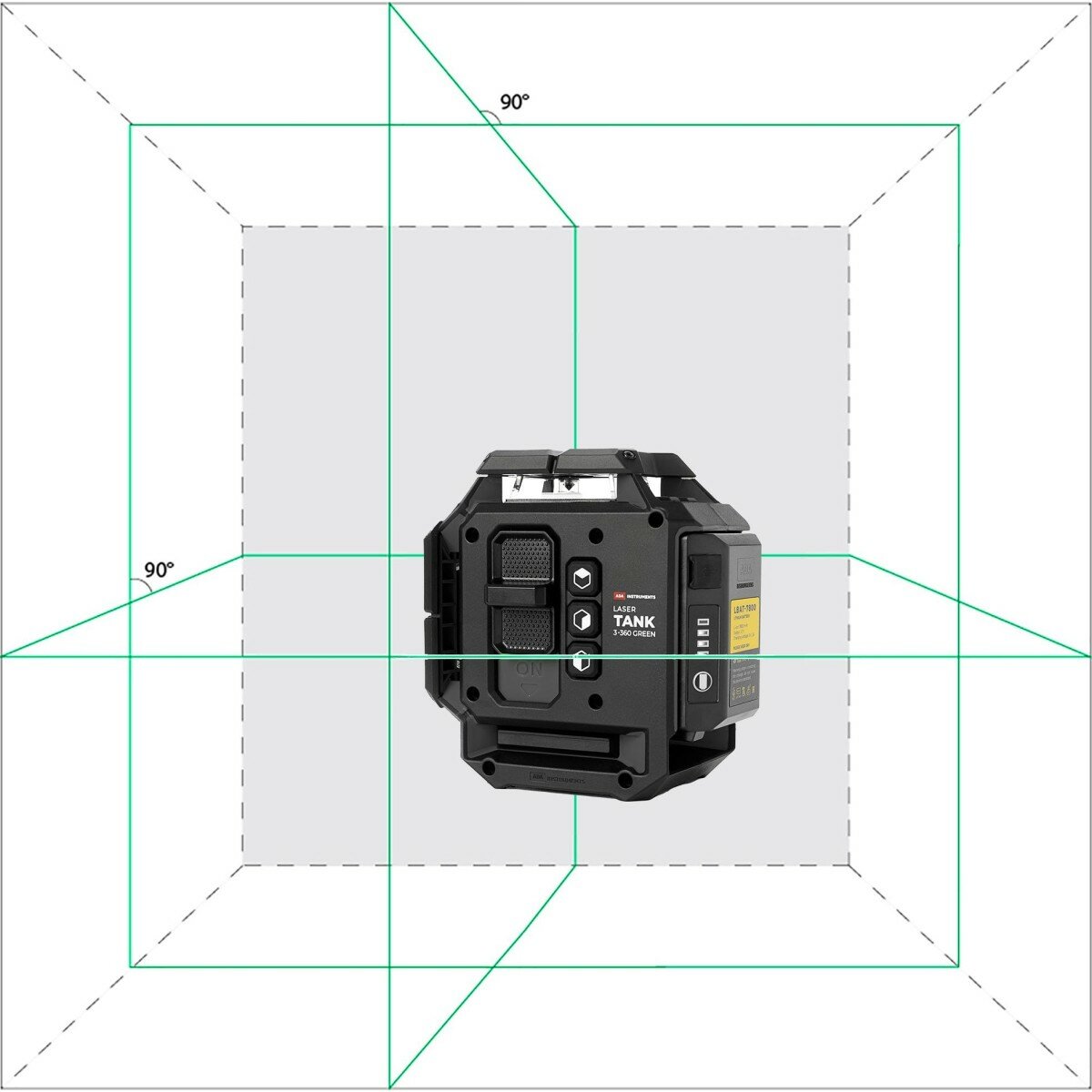 Лазерный уровень ADA LaserTANK 3-360 GREEN Basic Edition - фото №14