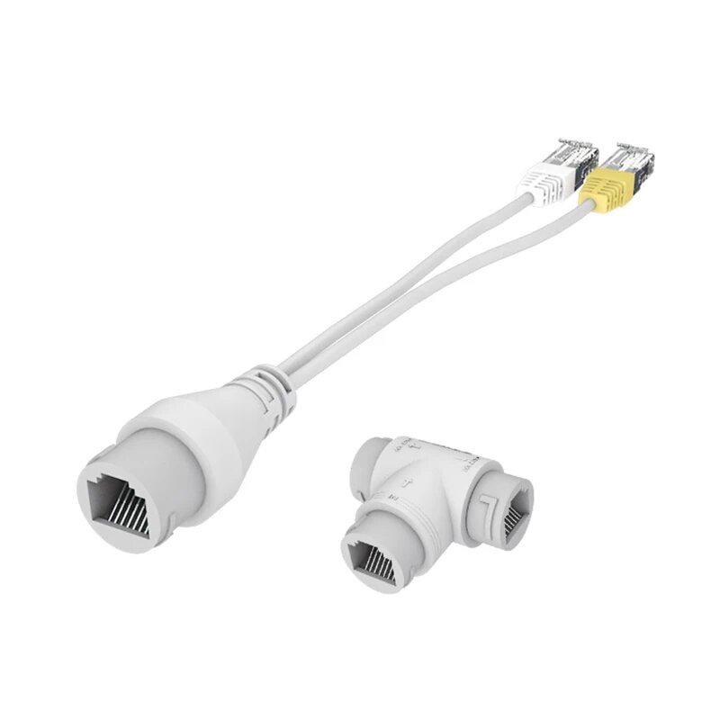 Кабельный разветвитель OOTDTY 2-in-1 RJ45 для камеры