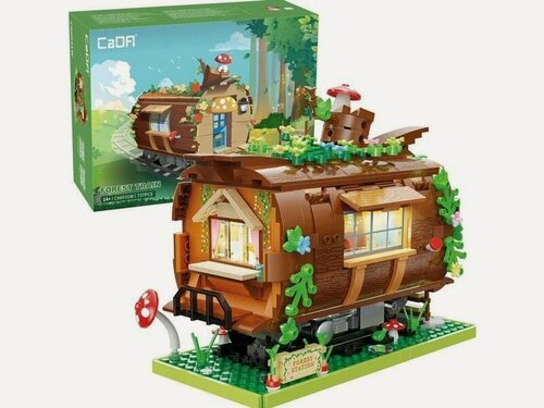Изображение товара Конструктор CaDA лесной вагончик (737 деталей) - C66031W