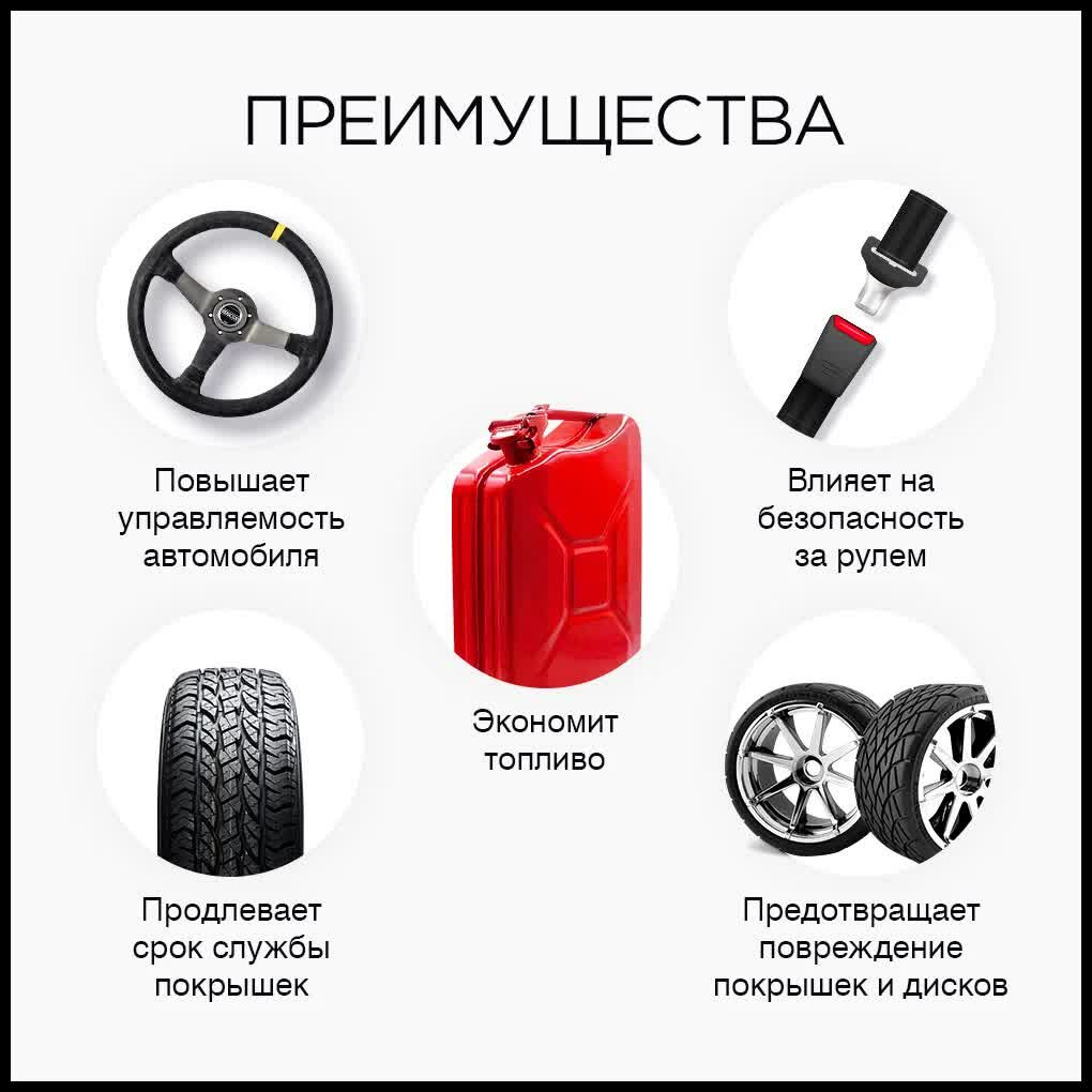Датчики давления в шинах, внешняя установка — фото 1