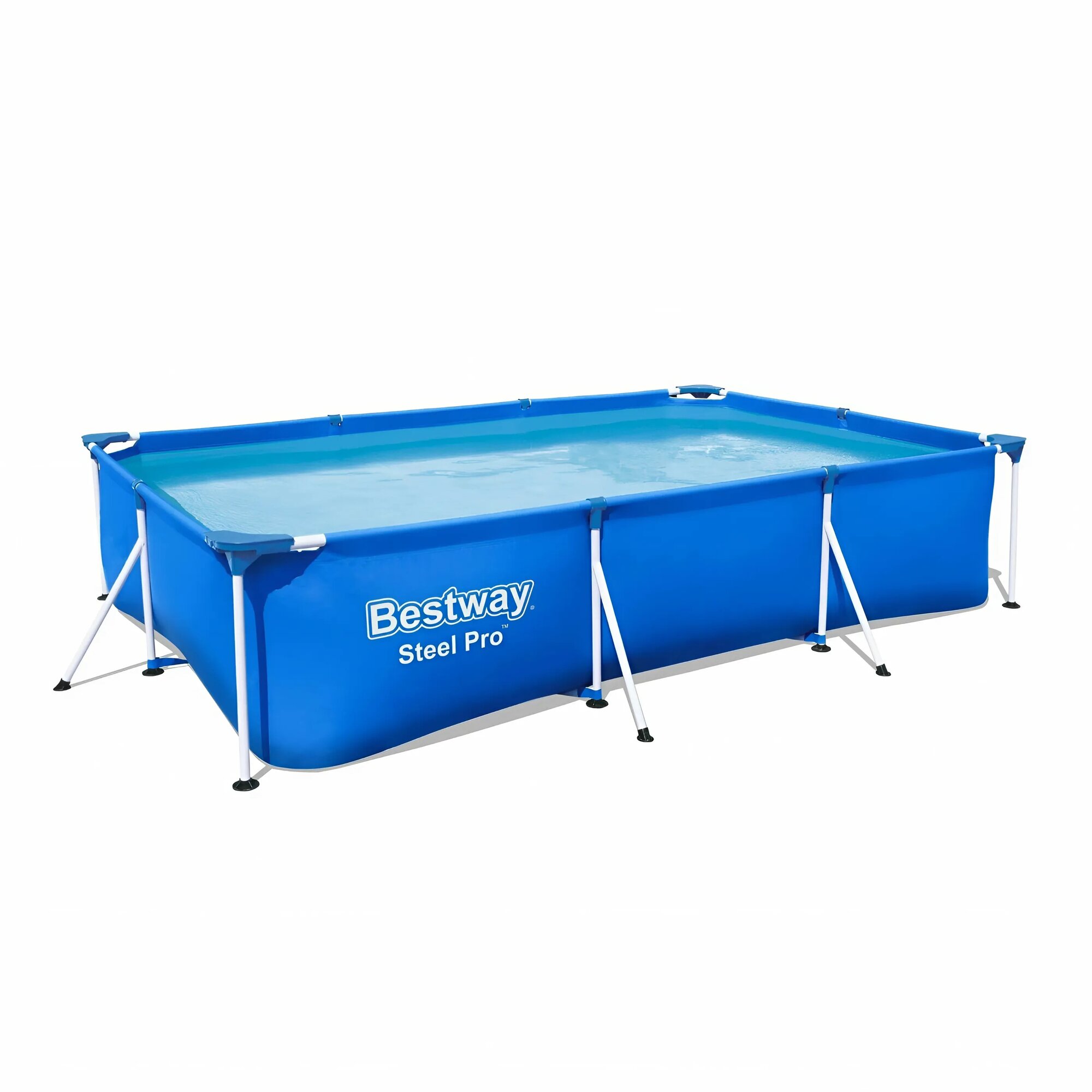 Бассейн каркасный прямоугольный Bestway 56411 300x201x66 см фильтр-насос 1249 л/ч