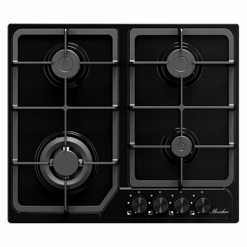 Газовая варочная поверхность Monsher MSG 63 Noir