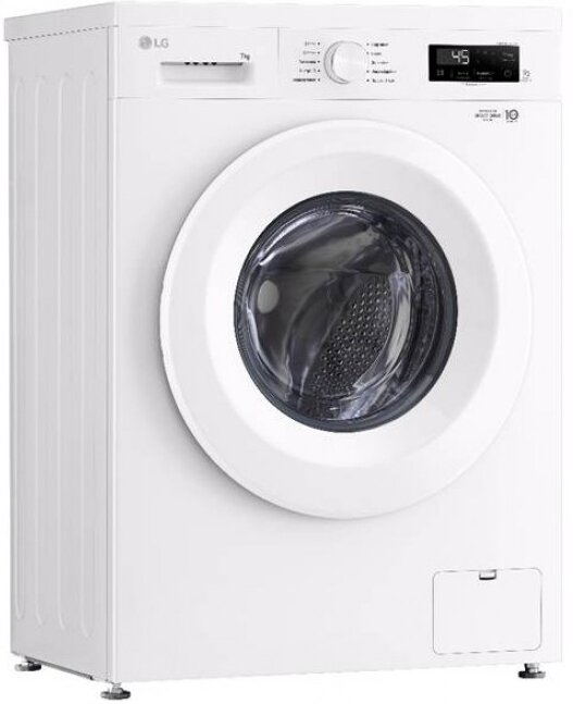 Стиральная машина LG F2Y1NS3W, с фронтальной загрузкой, 6кг, 1200об/мин, инверторная — фото 1