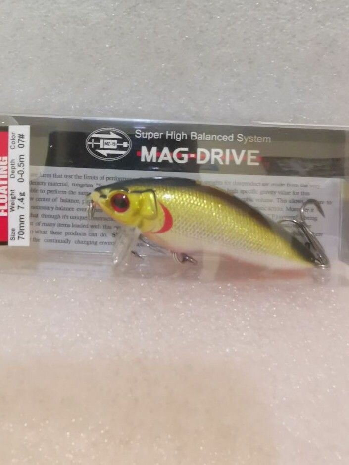 Воблер Sharado MAG-DRIVE 70F WS-N-026 Color 7 (70мм,7,4г.) (F969)(R1183)