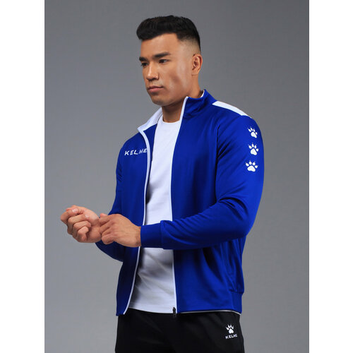 фото Костюм спортивный kelme tracksuit, размер l, синий/черный
