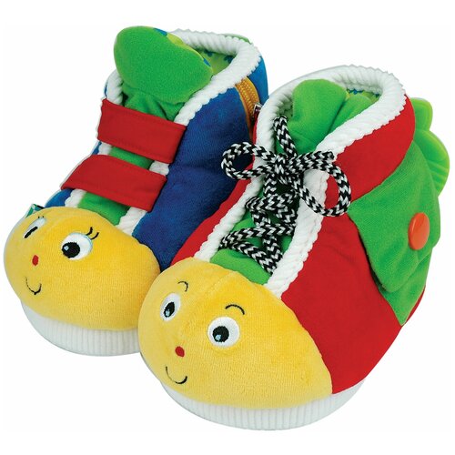 фото Развивающая игрушка k's kids ботинки, красный/желтый/зеленый