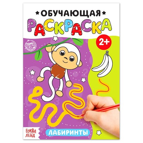 фото Раскраска «лабиринты», 12 стр. буква-ленд